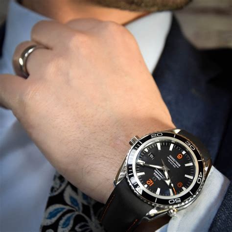 omega planet ocean replica rubber strap
